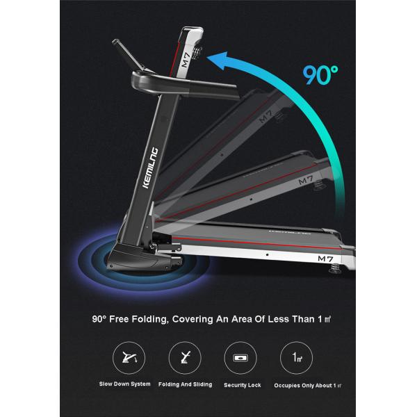 Foldable Mini Walking Treadmill Machine 1.0 - 12.8km/h With Magnetic Safety Lock