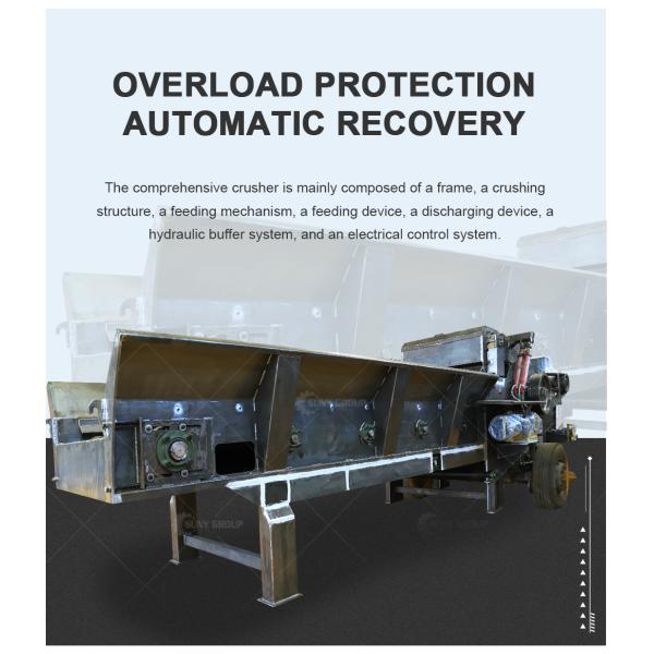 Manufacture Drum Wood Chipper Machine with 3500KG Weight and Core Components Bearing