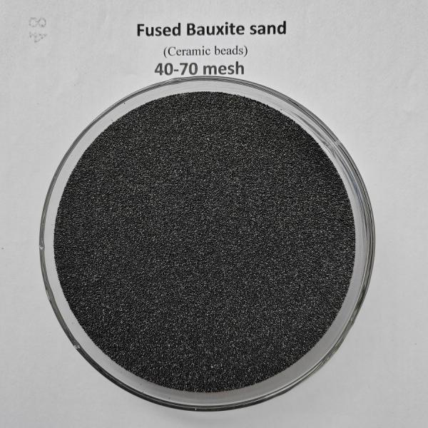 Lost wax casting sand fused bauxite sand ceramsite foundry sand beads AFS fused ceramic sand 40-70 mesh