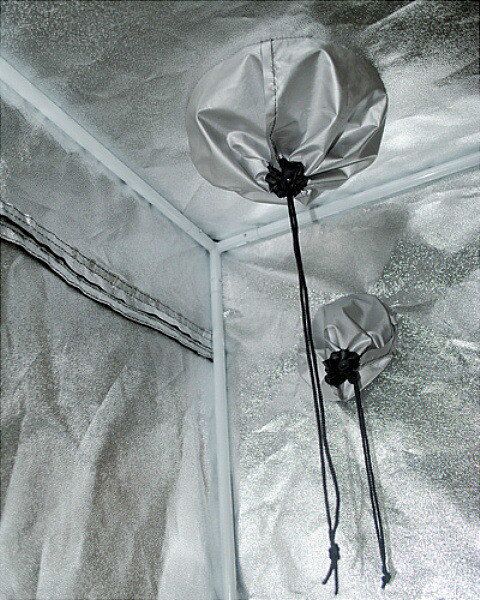 200cm Height 4x8 Hydroponics Grow Tent Large 600D Fabric High Reflective