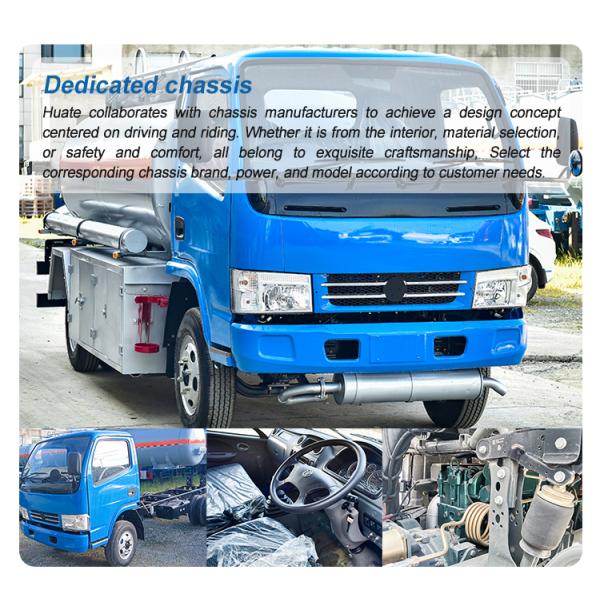 Right Drive Heavy Duty Carbon Steel Tank Truck 4x2 Oil Refuelling Truck 1-10T Capacity