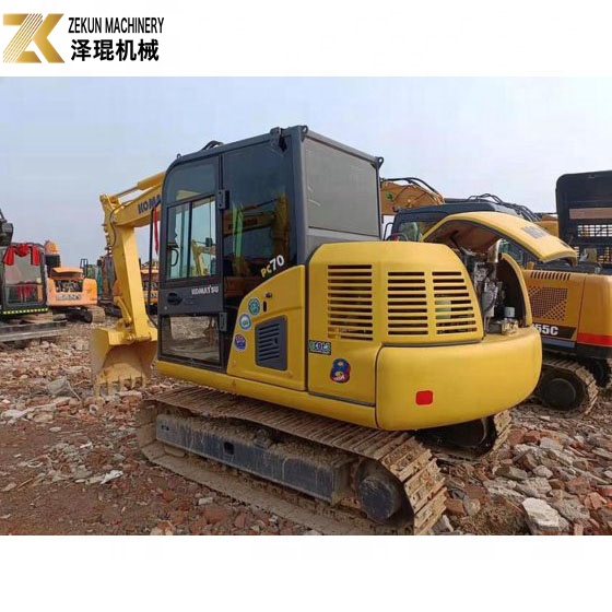 0.35m3 Bucket Used Komatsu Excavator PC 70 8 7T Used Komatsu Mini Excavator