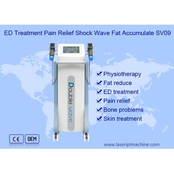 80mm Handle Combines 6 Bar Shockwave Ultrasound Machine For Plantar Slimming
