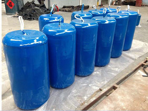 400mm Dia 800mm Long Foam Filled Marine Fenders Good Resilience