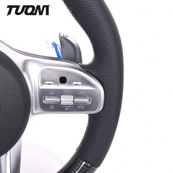 CL63 W221 Amg Round Mercedes Benz Steering Wheel Sports Style Plain Weave