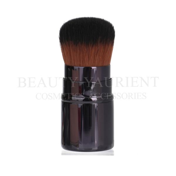 110mm Mini Retractable Powder Brush Aluminum Tube Portable Makeup Brush