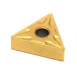 China Apt Triangle Carbide Tool Inserts For Metal Lathe High Hardness 92HRC for sale