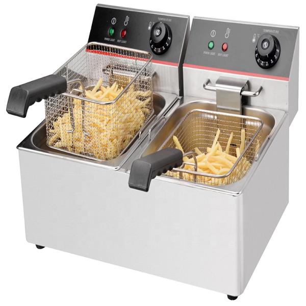 350*500*515mm 12L Gas Plastic Deep Fryer with Basket Made of Stainless Steel 201/304