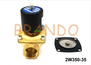 China 1-1/4'' 2W350-35 Two Ways Brass Water Solenoid Valve Reverse Osmosis Equipment Component on sale