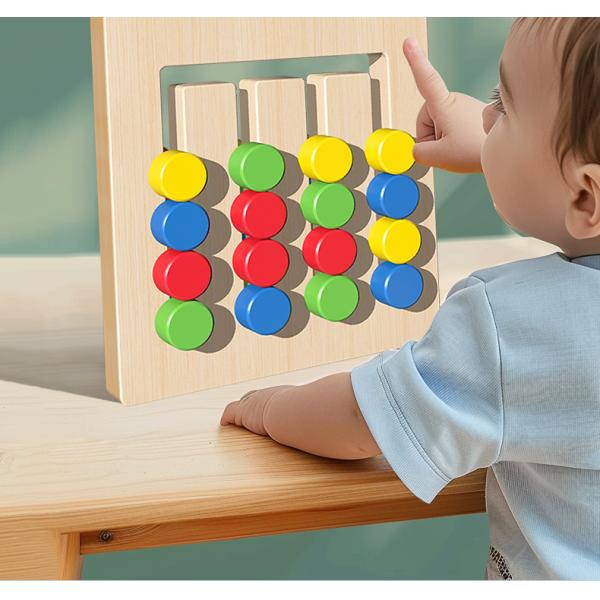 New Montessori Children Educational Game Toy Color Matching Game for Brain Intelligence