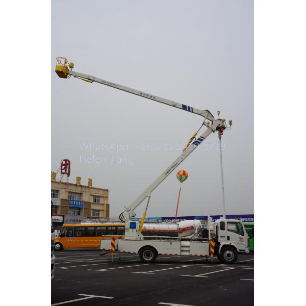 Sinotruck HOWO 4x2 RHD 20m 22m Telescopic Boom Aerial Lift Truck