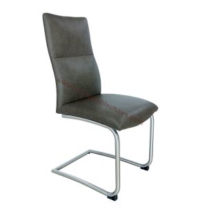 Anli PU Polyurethane Upholstered Stainless Dining Chair Livingrooom Chair