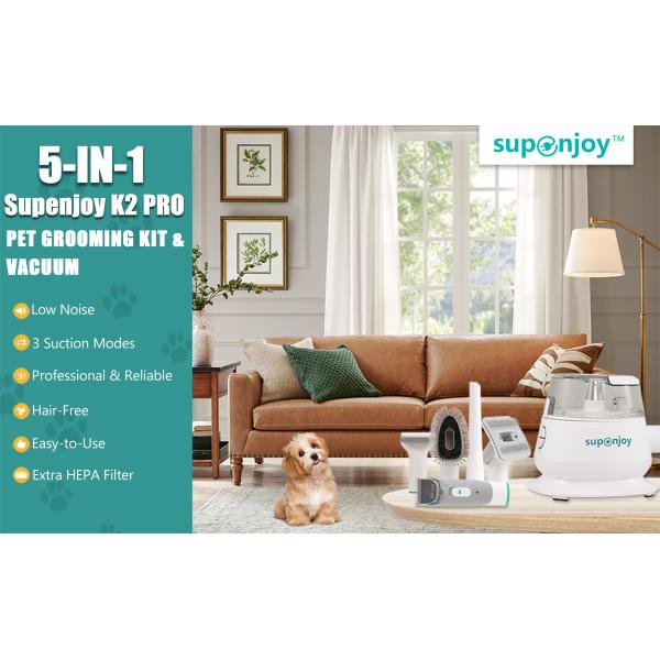 5 in 1 Handheld Pro Pet Groomer Hair Vacuum Cleaner Pet Grooming Kit Tools for Dogs and Cats