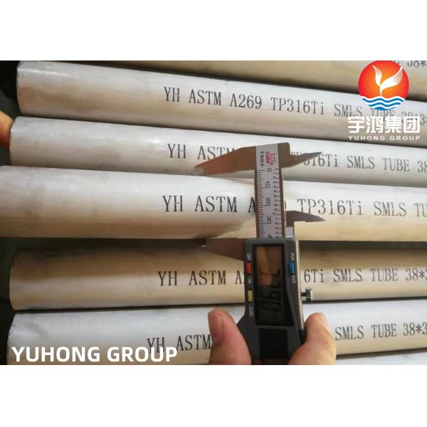 ASTM A269 Stainless Steel Seamless Pipe TP316L TP316Ti TP316H Annealed and pickled
