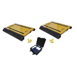 Quality 150T Dynamic Scales Static Portable Truck Axle Scales With LCD Display wholesale