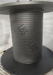 China Hoist Drum Wire Rope Winch Drum Coated With Weatherproof Mounted For Tower Crane for sale