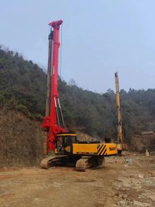 Quality SANY SR150 Refurbished Rotary Drill Rig Second Hand Borewell Machine 18432mm wholesale
