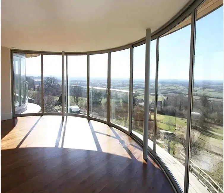 1 4 Flat Edge Frosted Tempered Glass With Customized