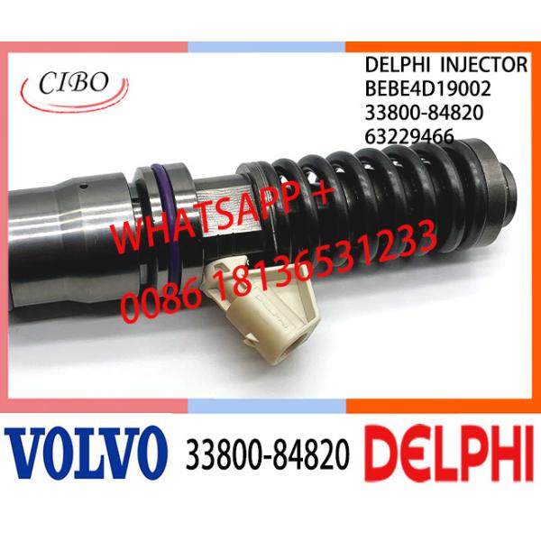 33800-84820 BEBE4D19002 Fuel engine Diesel Injector 33800-84820 BEBE4D19002 63229466 E3.18 for HYUNDAI 12L LOW POWER