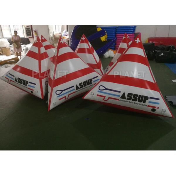Water Triathlons Inflatable Swimming Buoy For Advertising Lightweight