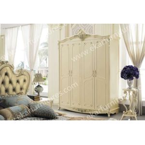 Quality Palace Style Bedroom Set Wardrobe Cabinet Design 603-1 wholesale