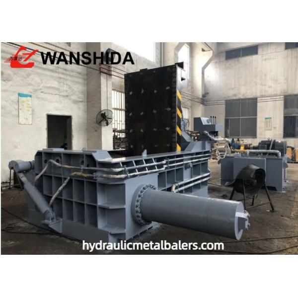 30KW Turnover Hydraulic Metal Balers 400 X 400mm Scrap Metal Baler