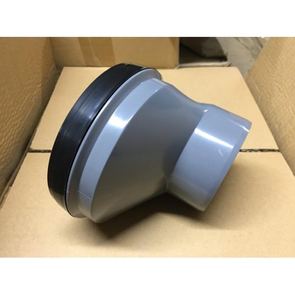 Flexible Locking Joint Plastic Bathroom Accessories Implement Drain Pipe Connector