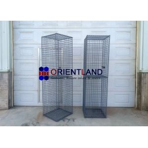 Quality PVC Coated Welded Wire Gabion Baskets / Gabion Planter / Gabion Pillars wholesale