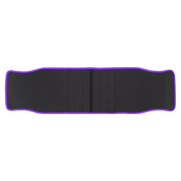 Leather Label Waist Trimmer Belt 43.3 Inch Stomach Sweat Wrap