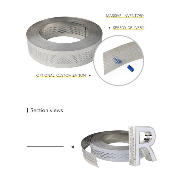 100M Long Mirror Silver SS304 201 Stainless Steel Coil Weatherproof