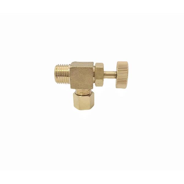 1/4NPT Lead Free Brass Needle Valve With Brass Handwheel