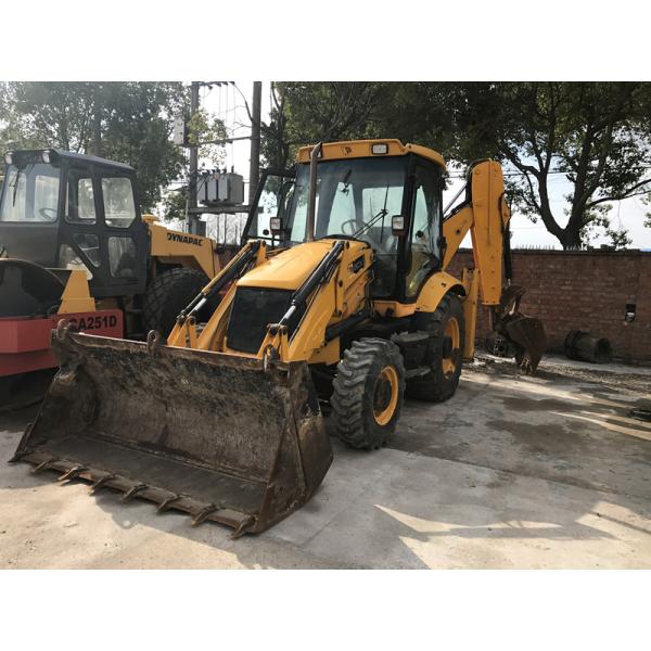 Original Paint JCB 3CX Backhoe Loader 1.1cbm Bucket 4 In 1 Bucket 4WD A/C Cabin