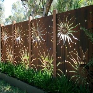 Quality Powder Coated Aluminum Privacy Fence Panel Weatherproof Durable wholesale