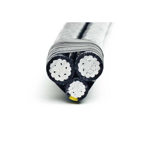 Al Conductor LDPE / HDPE / XLPE Insulated Cable 1kv Low Voltage Service Drop Cable