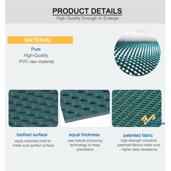 13mm Saw Toothed Marble Belt For Ceramic / Marble Polishing