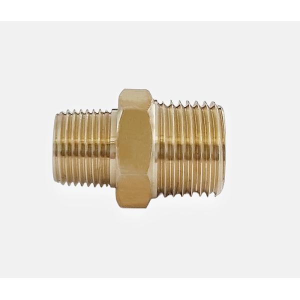 1/2 Male NPT *3/8Male Npt Equal Brass Pipe Fitting Brass Hex Nipples