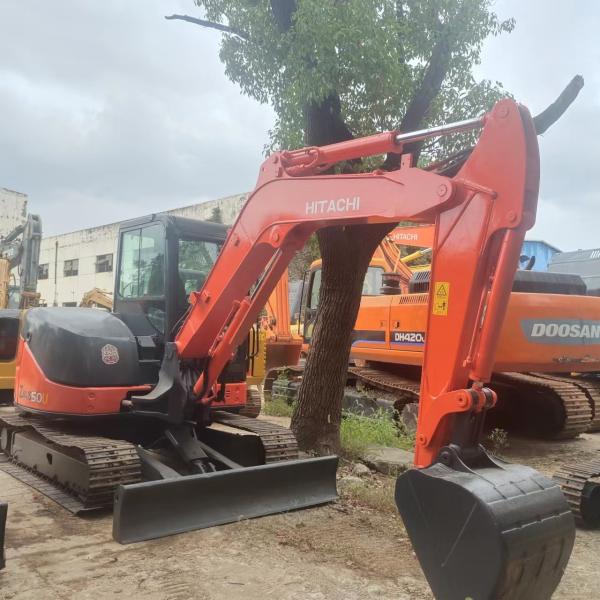 Second hand Hitachi ZX50U excavator is of good quality and affordable price