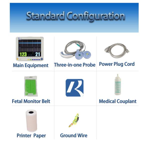 Hospital Pregnant Women Cardiotocography Ctg Machine Maternal Fetal Monitor