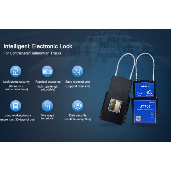 Jointech JT705C Customizable Container GPS Camera Video Padlock High Value Goods Monitoring Lock Tracking Device