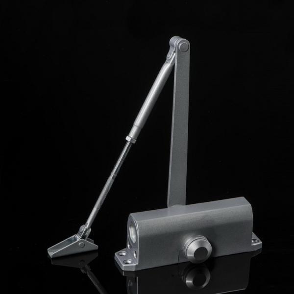 Silent Closing Small Door Closer Speed Adjustable Regular Arm For Residential Door