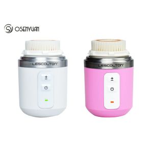 Household USB Rechargeable Ultrasonic Facial Cleansing Brush Built In Digital