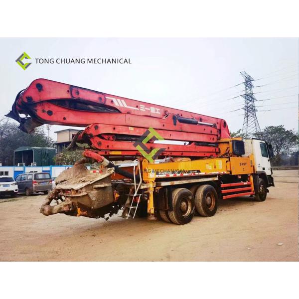 2014 Sany Heavy Industry 38 Meters Mercedes Benz Second Hand Concrete Pump Truck