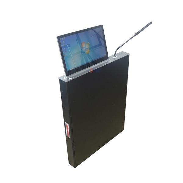 Conference Table Pop up LCD Monitor Lift BNT 17 3 Retractable Touch Screen