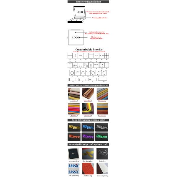 Custom Blue Microfiber Leather Jewelry Set Box for Jewelry Packaging and Storage Solutio