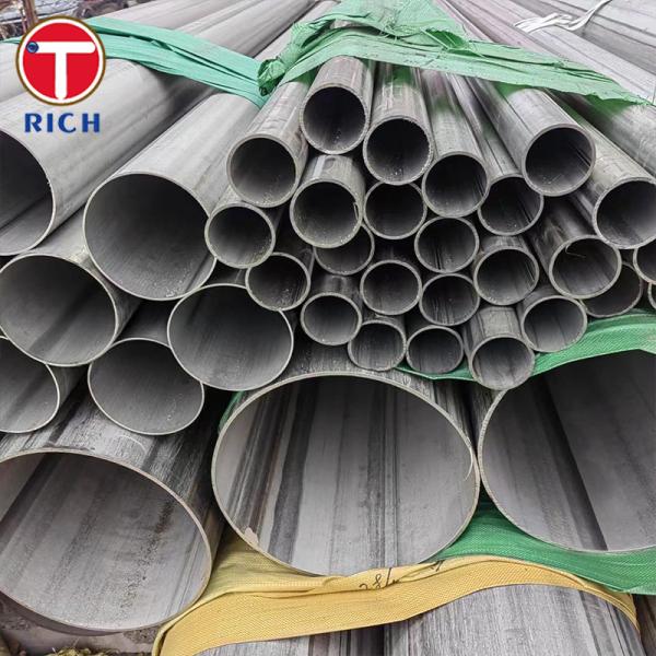 JIS G3468 304 Stainless Steel Tubes Large Diameter Welded Stainless Steel Pipes For Low Temperature