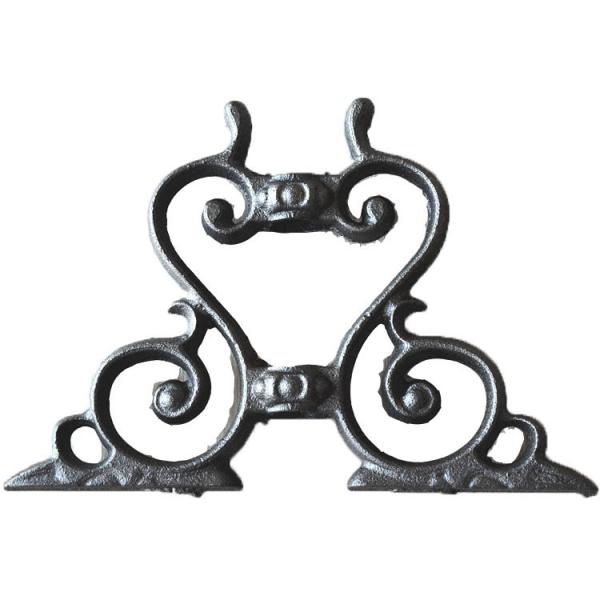 Sand Blasted Cast Iron Garden Ornaments Antirust Cast Iron Fence Point
