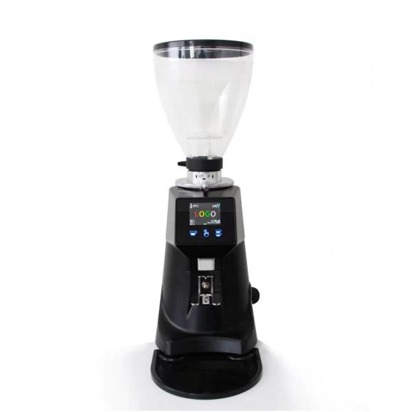 64mm Flat Burr Electric Commercial Turkish Coffee Grinder Aluminum Alloy Material