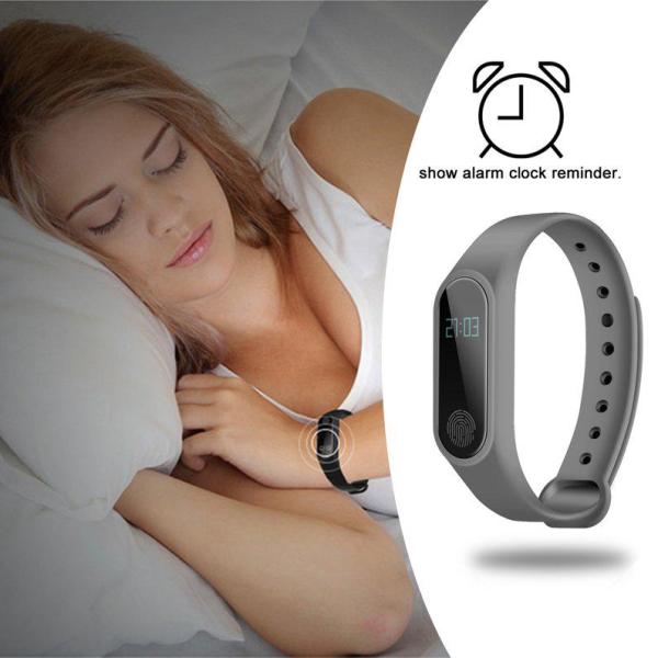 Low Power Consumption Smart Bluetooth Activity Bracelet 0.87 Inch Button / APP Control