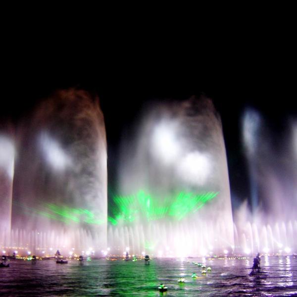 Programmable Water Screen Projection Large Event Scene Computer Control