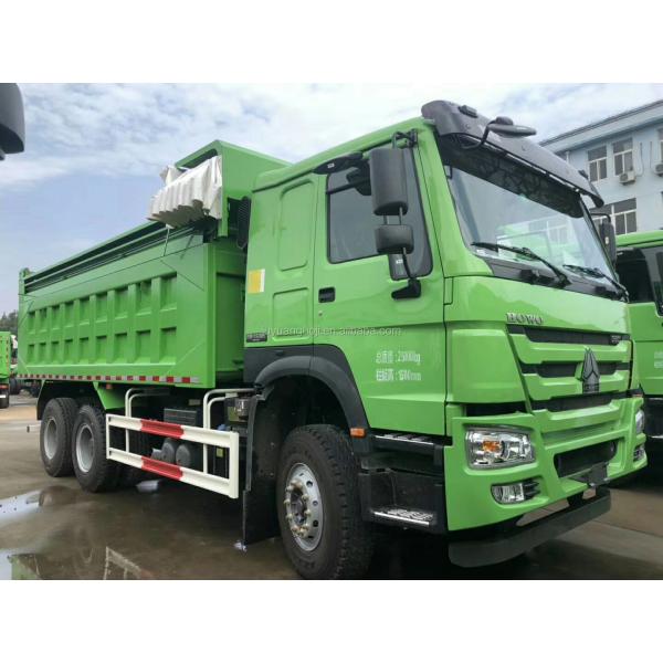 HW76 Cab WEICHAI Engine 371 Hydraulic Cylinder Dump Truck and 40 Ton Sand Tipper Trucks
